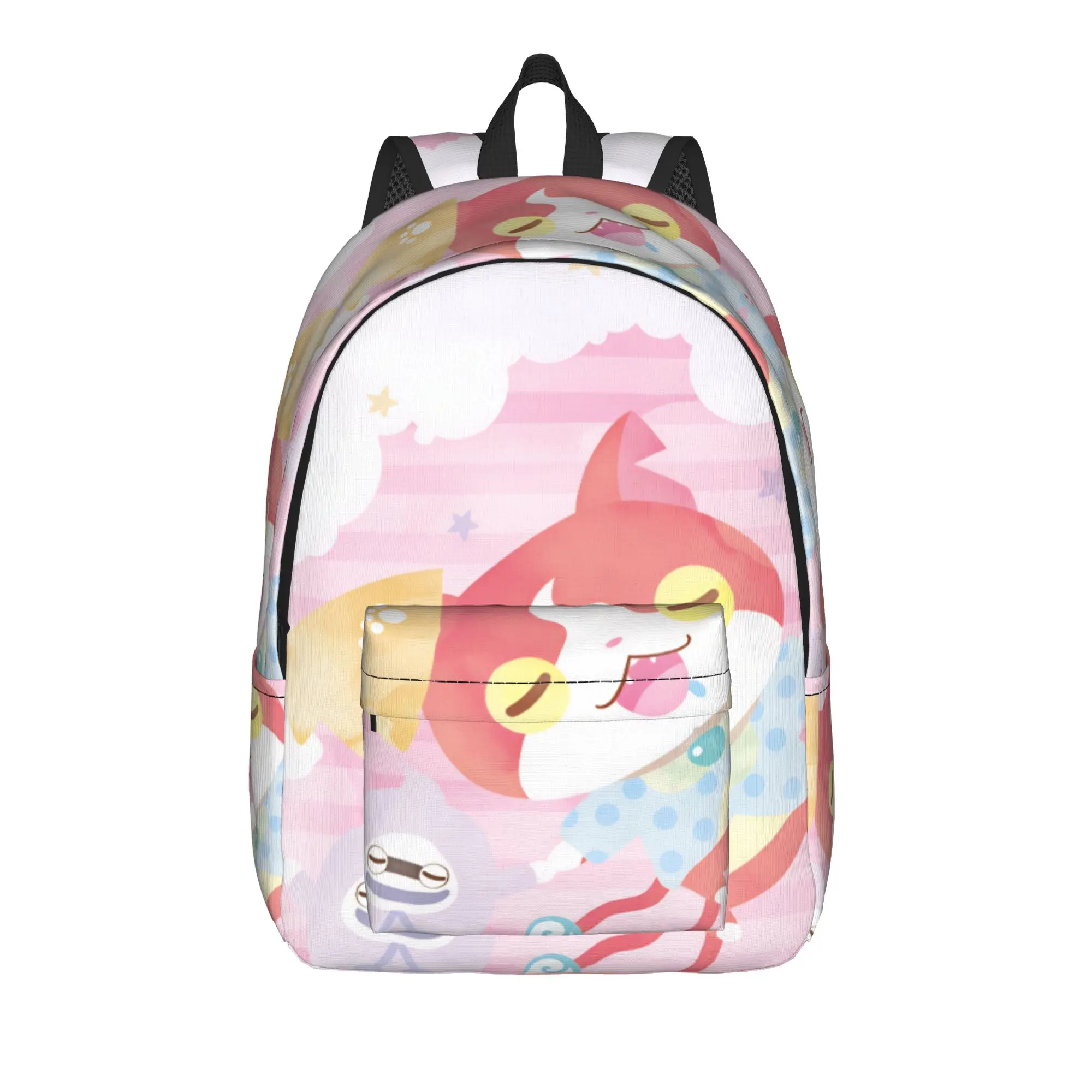 Yokai Watchs  Backpack  Boy Polyester Cycling Backpacks Large Fashion School Bags Rucksack