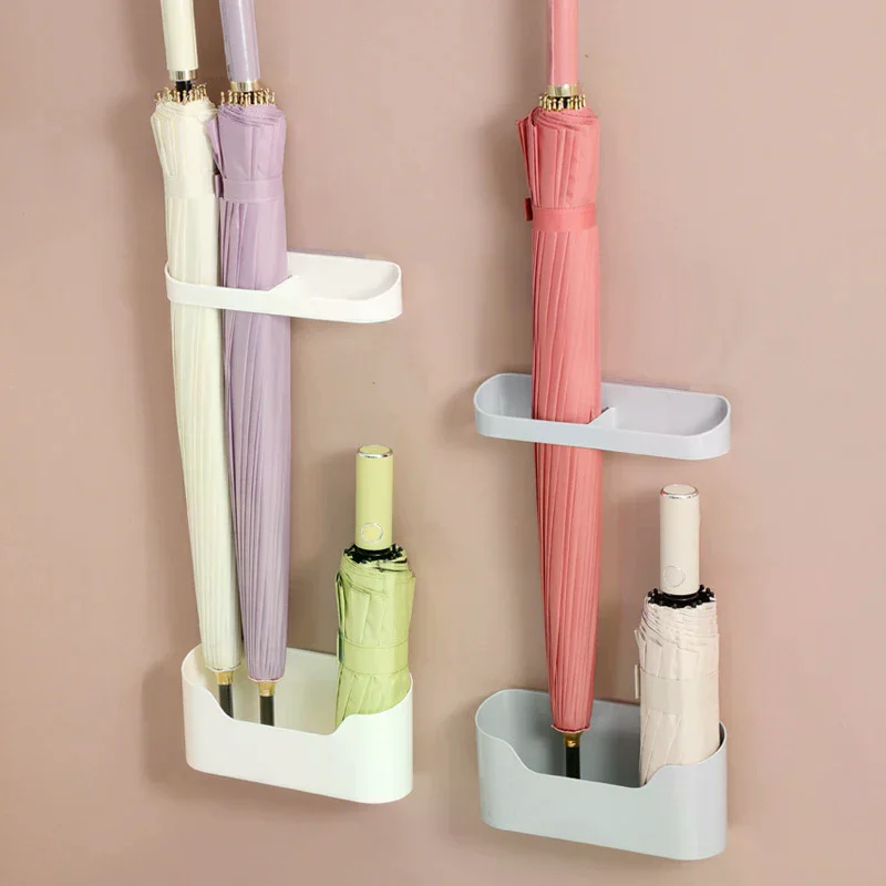 Plastic Umbrella Stand Wall Holder Umbrella Storage Stand For Home Mount Citroen Umbrella Bracket view 3
