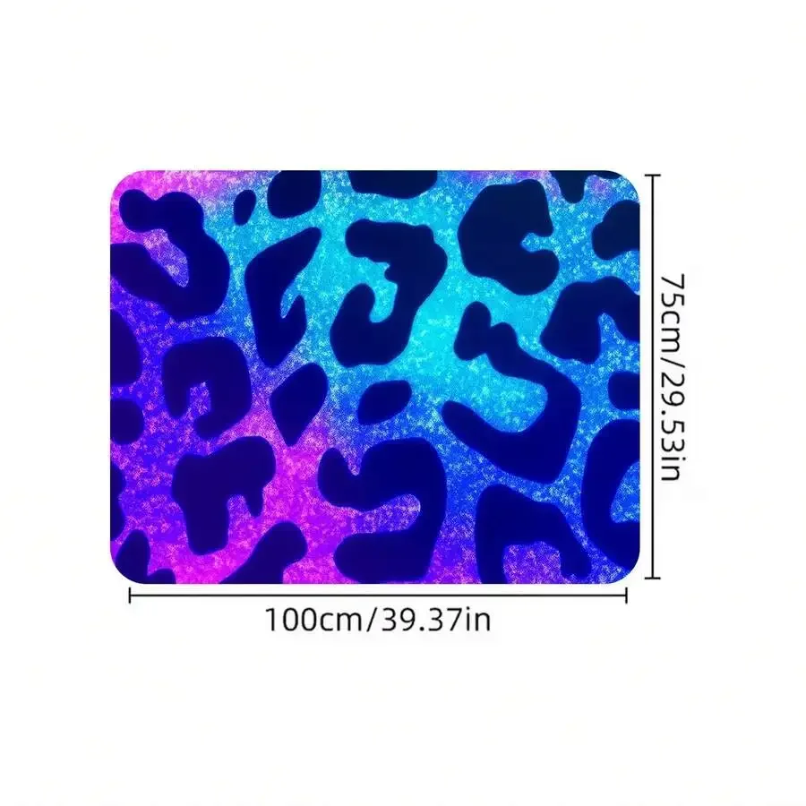 1 Piece, Leopard Print Style Car Trunk Mat, Leopard Print Pattern, Essential Travel Item, Universal For Various Car Models,