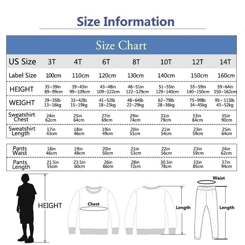 3-14 سنة الأولاد الكرتون وتتسابق نيويورك مطبوعة Crewneck بلوزات كل مباراة السراويل 2 قطعة مجموعة الأطفال زي رياضية XNY01