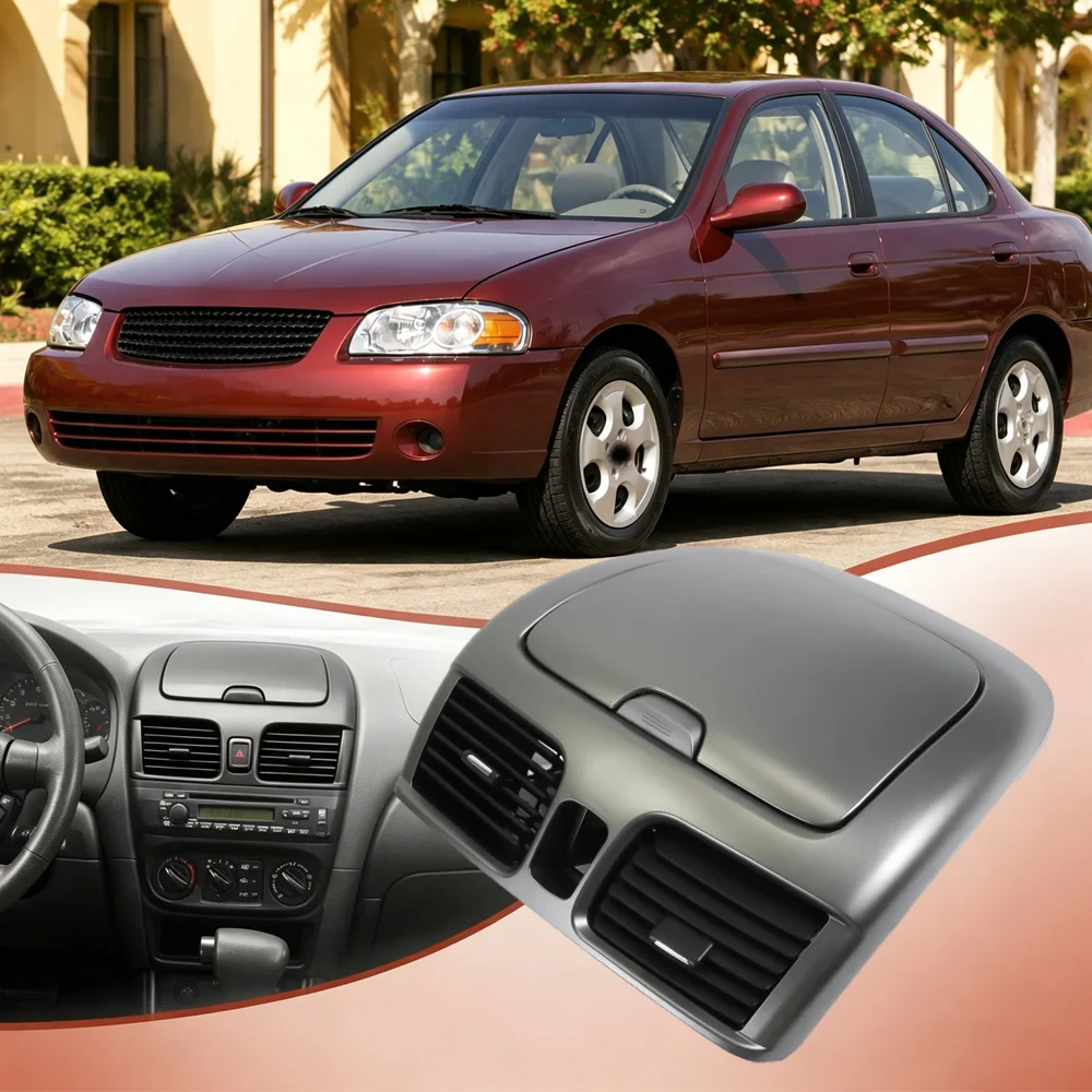Car Center Dashboard  A/C Air Conditioner Vent Outlet Grille For Nissan Sentra 2000 2001 2002 2003 2004 68260-5M002, 68260-5M003