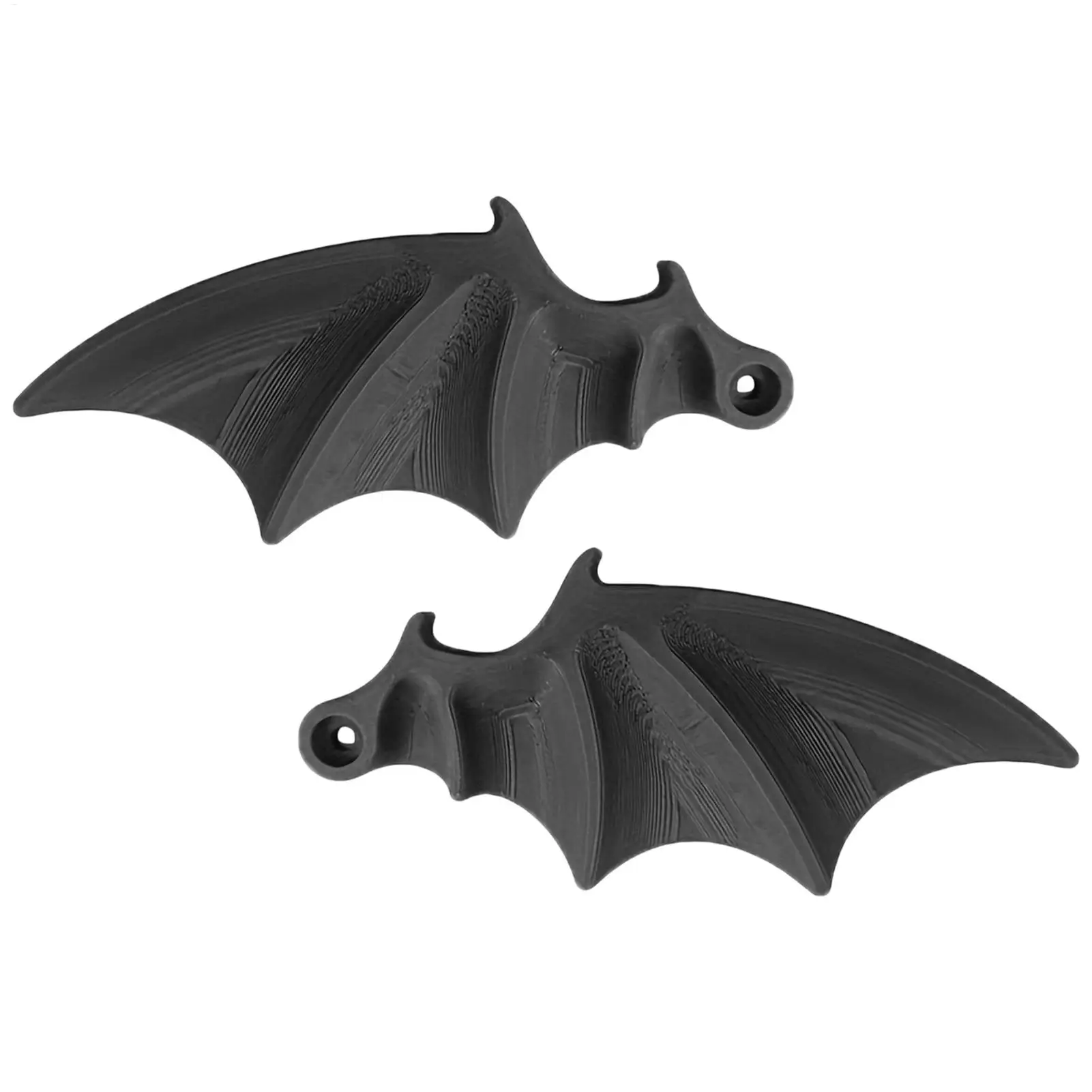 License Plate Bat Wings 2 Pieces Halloween Front License Plate Attachment Cool Car Accessories For Night Urban Daily Commuting