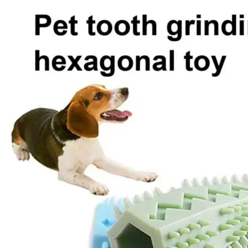 Durable Dog Chew Toy Stick Dog Toothbrush Soft Rubber Tooth Cleaning Point Massage Toothpaste Pet Molar Teeth Cleaning Tool