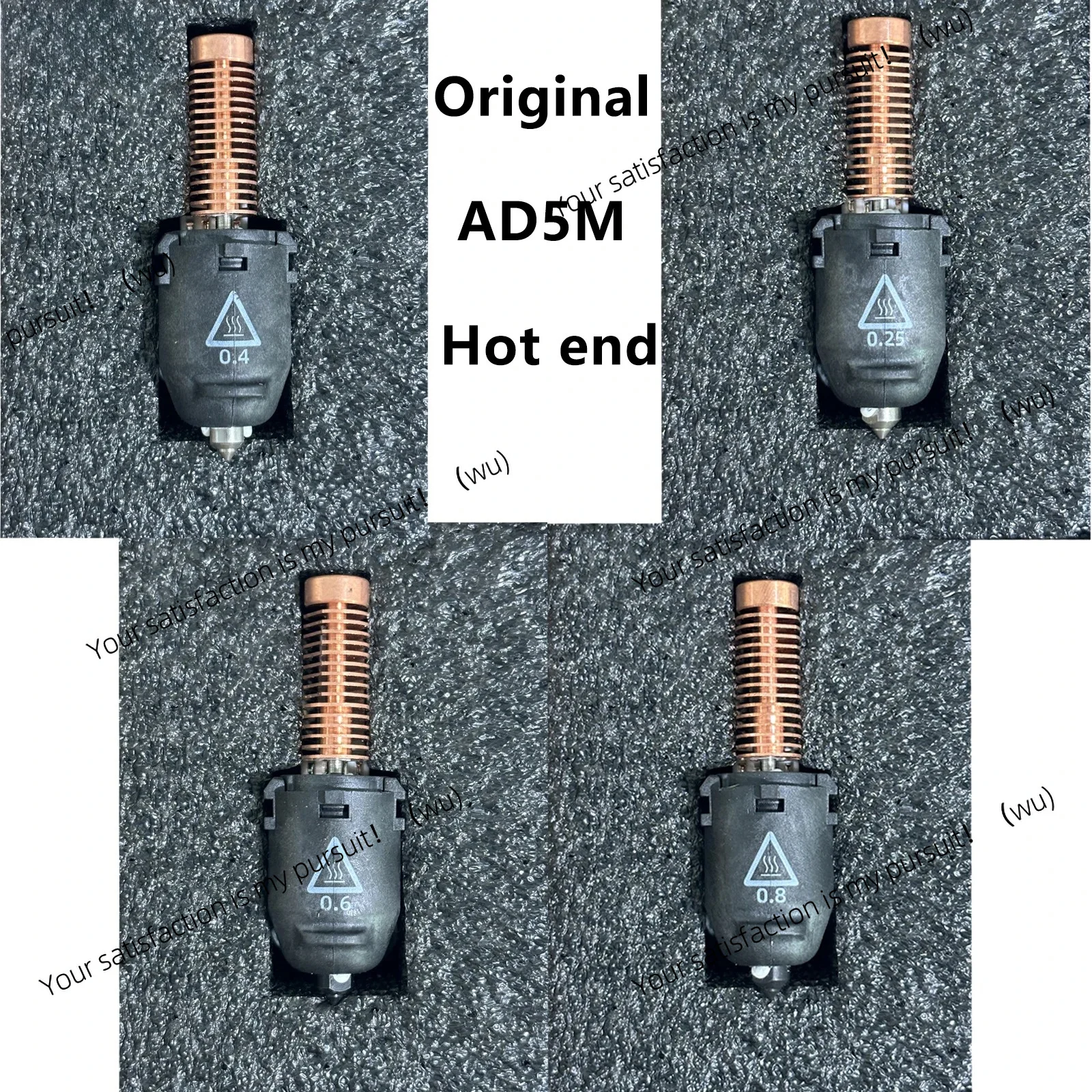 For Flashforge Adventurer 5M Series Nozzle Assembly Hotend 0.25mm/0.4mm/0.6mm/0.8mm High Speed Nozzles 3d Printer Accessories