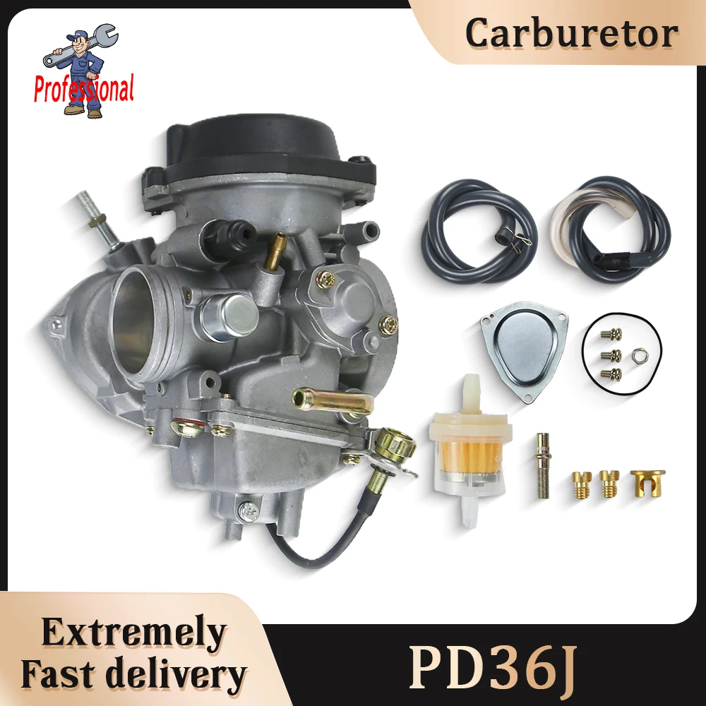 

PD36J 36mm Motorcycle Carburetor For Suzuki Quadsport Z400 Ltz400 LT-Z400 2x4 2003-2007 KFX400 2003-2006 400cc ATV Quad UTV
