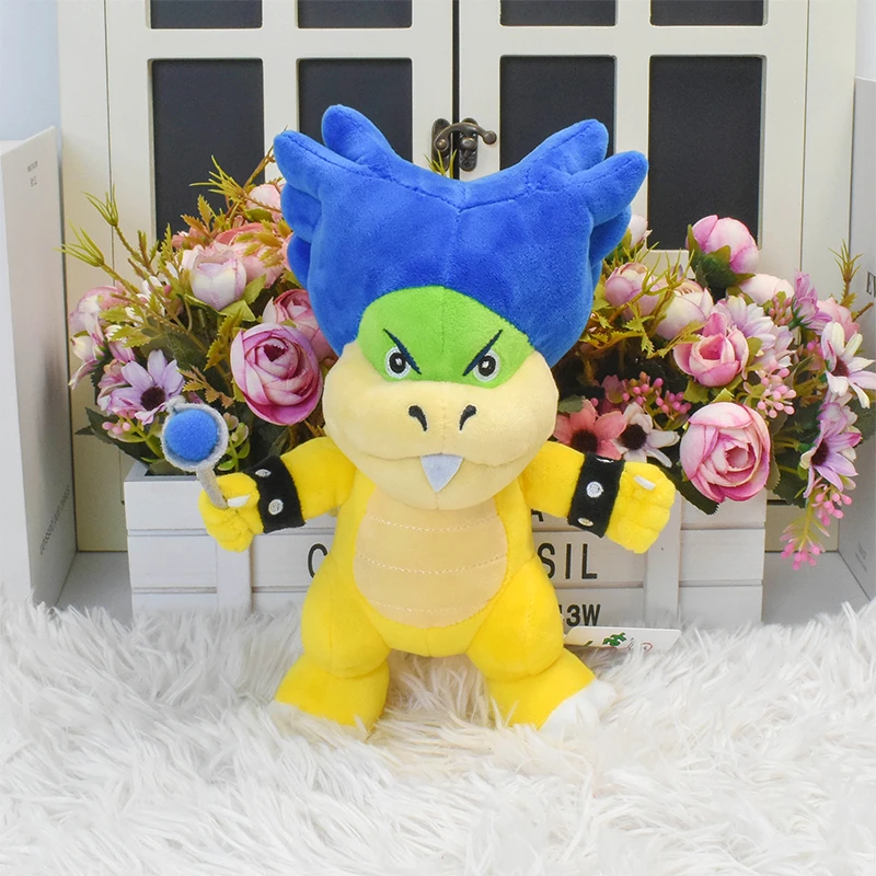 Kawaii Mario Bros Bowser JR. Princess Peach Yoshi Ludwig Soft Plush Toy Toadette Super Star Cappy Roy Morton Peluche Dolls