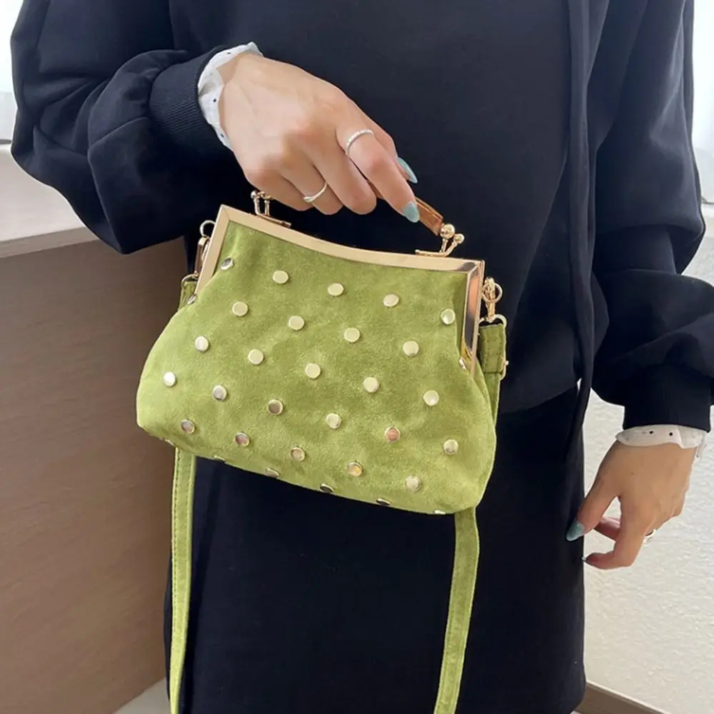 

Fashion Vintage Women Suede Handbag Fleece Large Capacity Shoulder Bag Elegant Crossbody Bags Daily Use