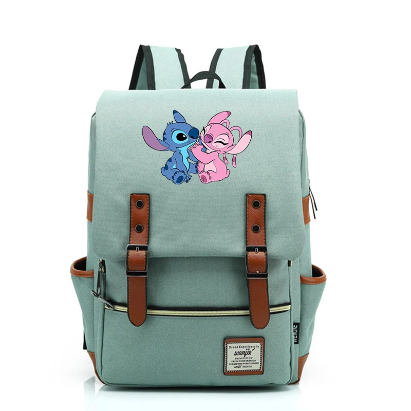 

Disney Lilo Stitch Vintage Students SchoolBags Backpacks Laptop Women Men Travel Bags Teenager Bookbag College Backpack