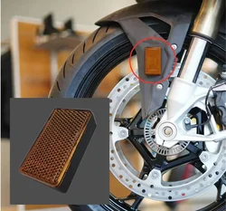 Motorcycle Reflector Amber Reflectors Cover for BMW S1000RR S 1000 RR G310GS Accessories 2010 2011 2015 2016 2017 2021 2022 2023