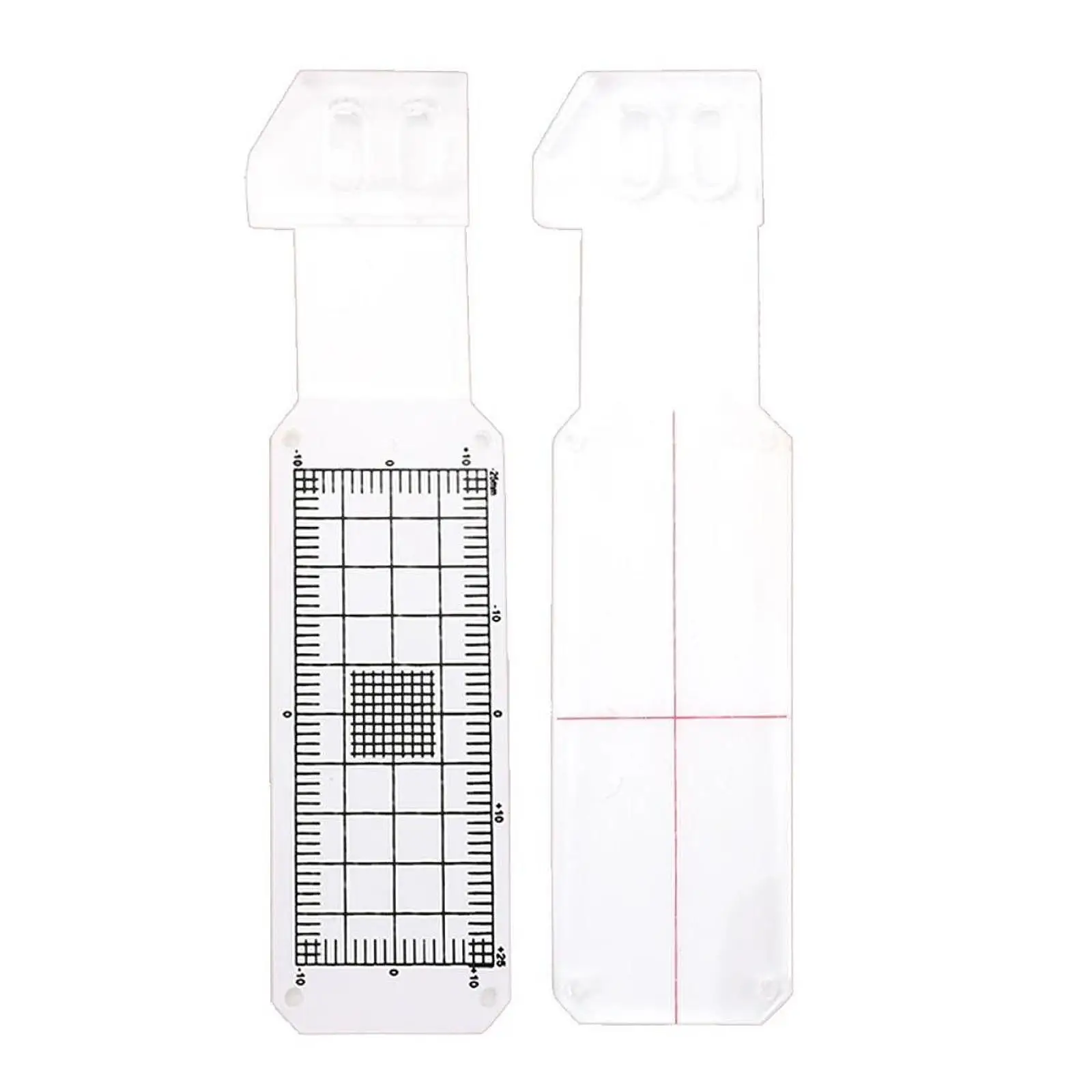 Precision Crack Monitorings Record Tool for Wall Crack Width Changes Double Axis Acrylic Gauge