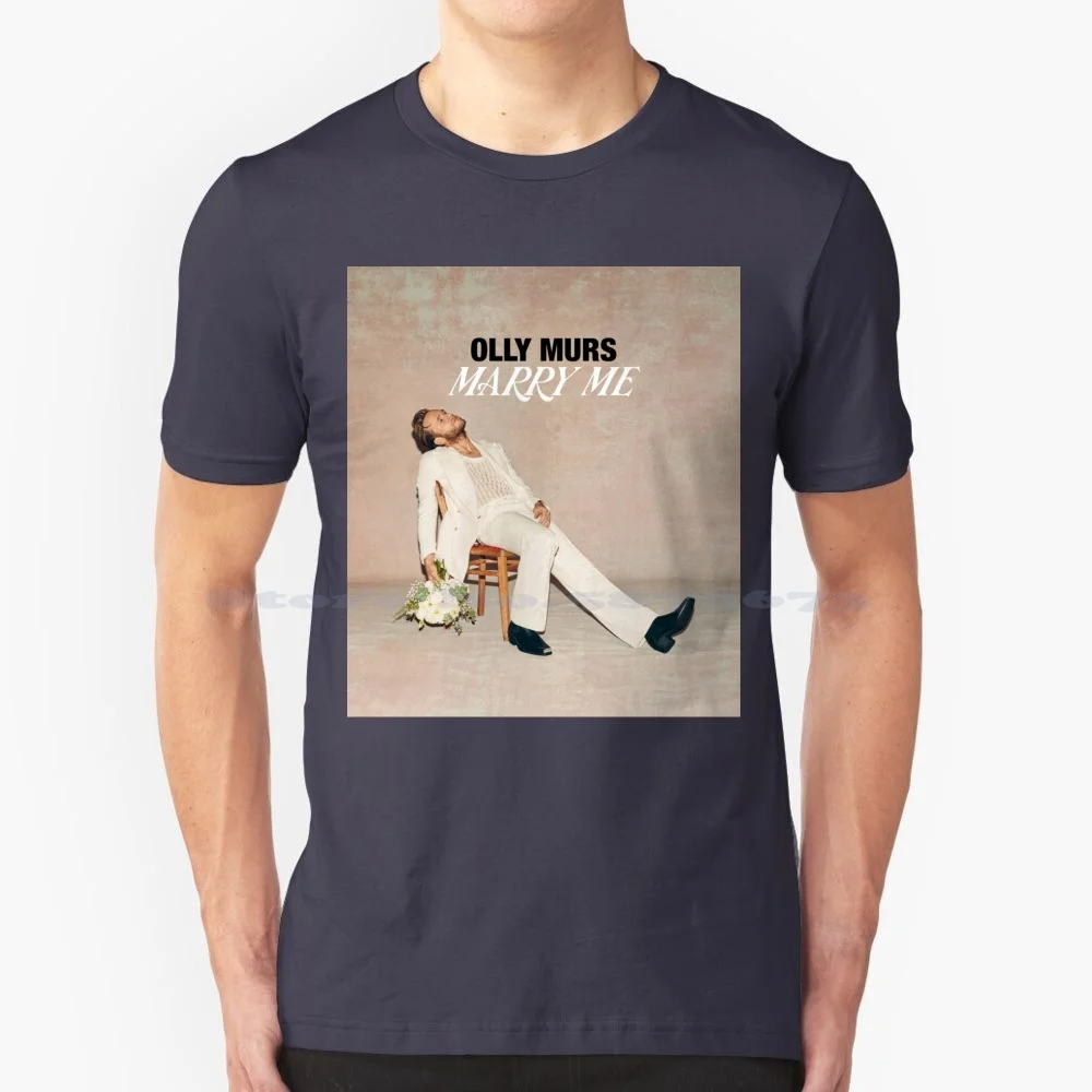 Olly Marry Me Uk 2023 T Shirt 100% Cotton Tee Live 2022 Concert Music 2024 2023 Tickets Songs Olly Murs Uk Tour Olly Murs Album