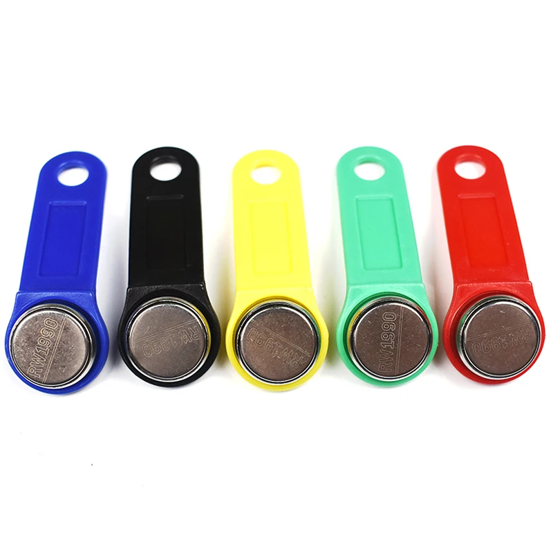 10Pcs/Lot Rewritable RFID Contact Memory Key RW1990 Ibutton For Copy Card Sauna Dallas Keys Cards