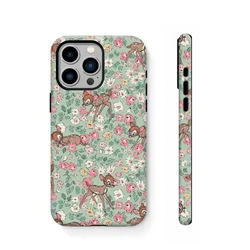 Full Screen Floral Giraffe Cartoon Case for IPhone 16 15 14 13 Pro Max 12 Mini 11 Pro Plus Anti Drop XS XR Hard PC Acrylic Cover