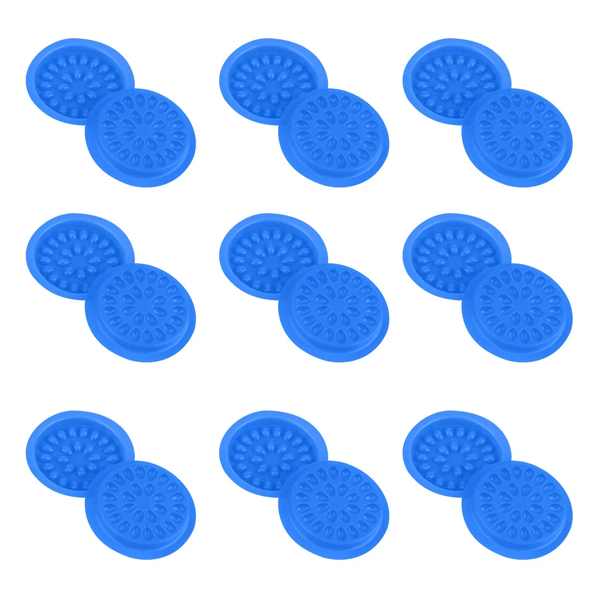 Support de cils en plastique, 100 pièces, réutilisable, étanche, plateau de faux cils, Base de fleur, joint d'extension, outil d'organisation de maquillage