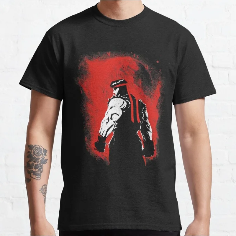 

Wandering Warrior 80s Combat Street fighter Gift t shirt Retro Arcade game Graphic Tee Y2K Clothes 100% cotton Large size Tops
