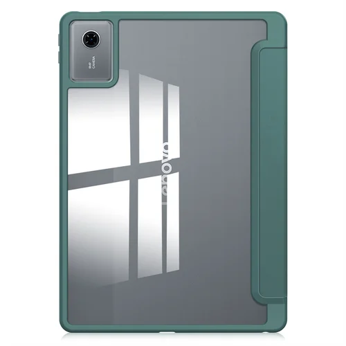 Imagen 2 del producto Para Lenovo Idea Tab 11 funda con portalápices acrílico transparente funda magnética inteligente para Coque Lenovo Idea Tab 11 tb336fu tb336zu