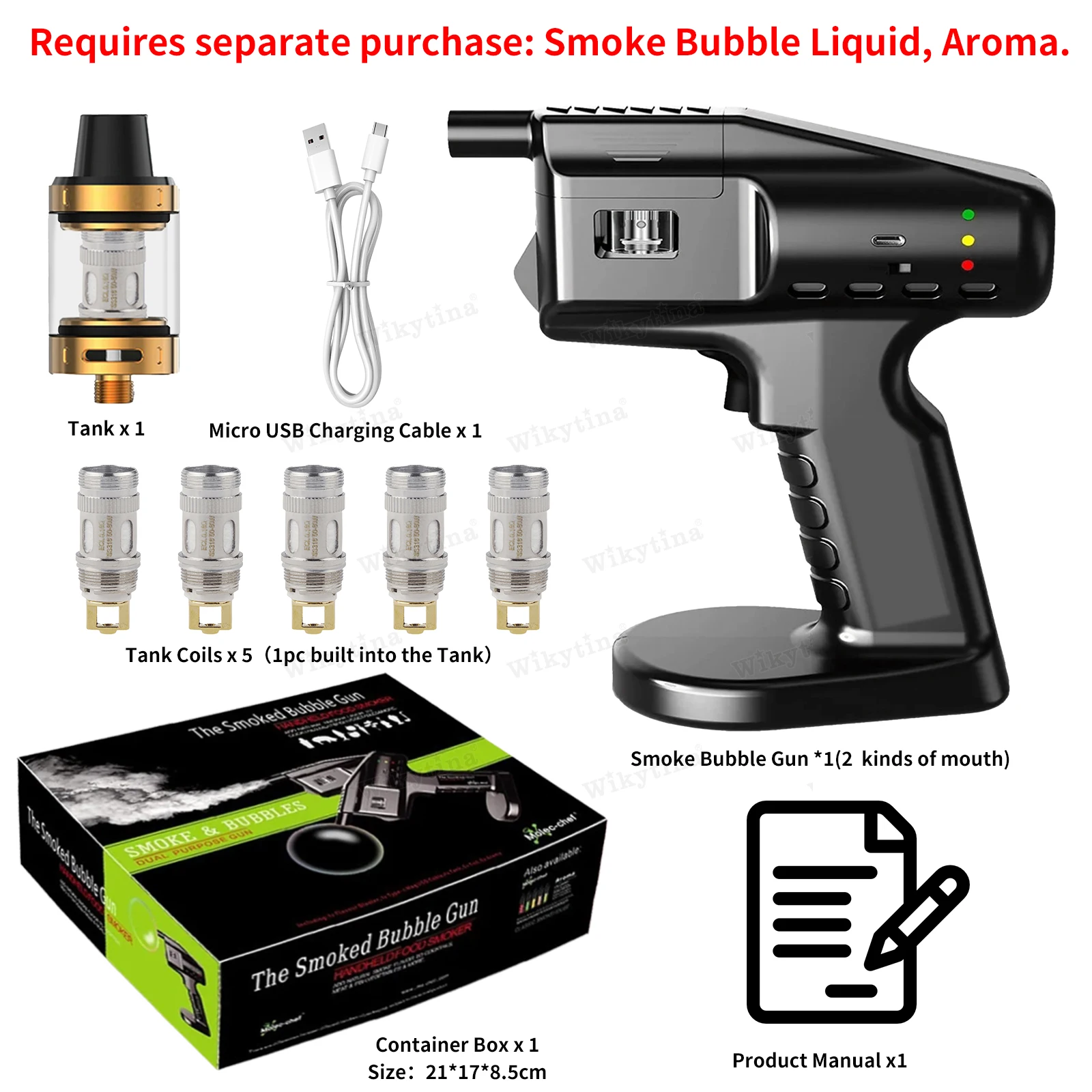 قابلة للشحن كوكتيل الدخان بندقية USB الغذاء المدخن يده نكهة الناسف مع رائحة للمنزل بار بارمان عدة المطبخ الجزيئي