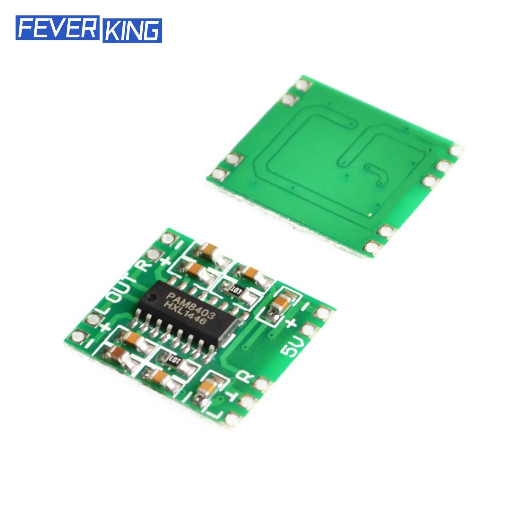 10PCS PAM8403 Super Mini Digital Amplifier Board 2 * 3W Class D Digital Amplifier Board Efficient 2.5 To 5V USB Power Supply