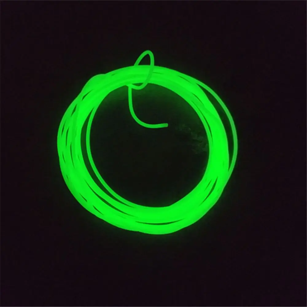 

Fluorescent Soft Silicone Fishing Tools Deep Sea Night Luminous Hook Line Line Accessories Tube Rig Hook
