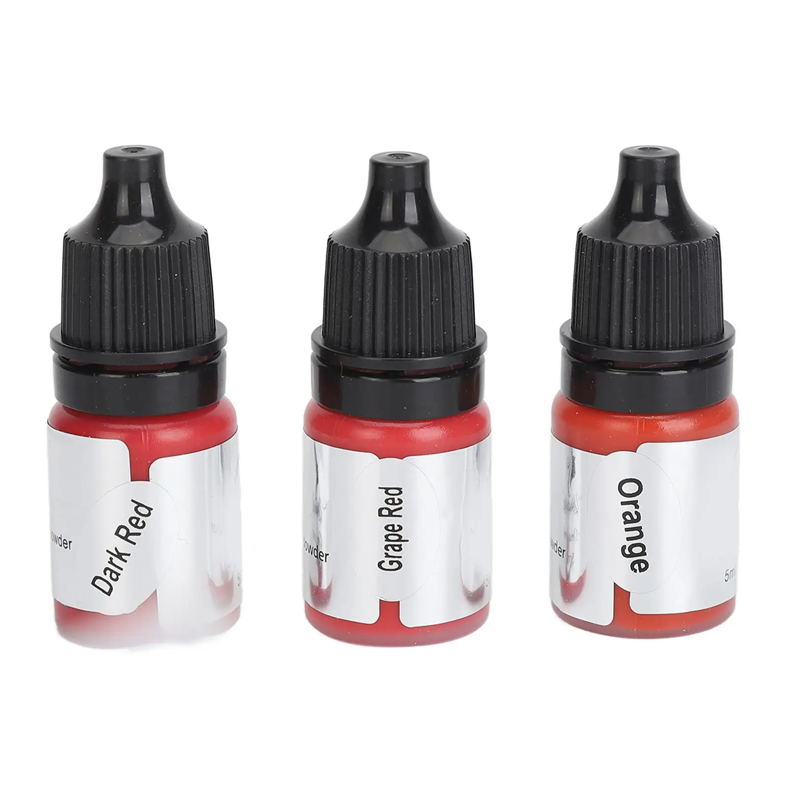 

3 Colors 15ml for lip Tattoo Practice Ink Microblading Pigment for Makeup Artist Training and for lip Enhancement