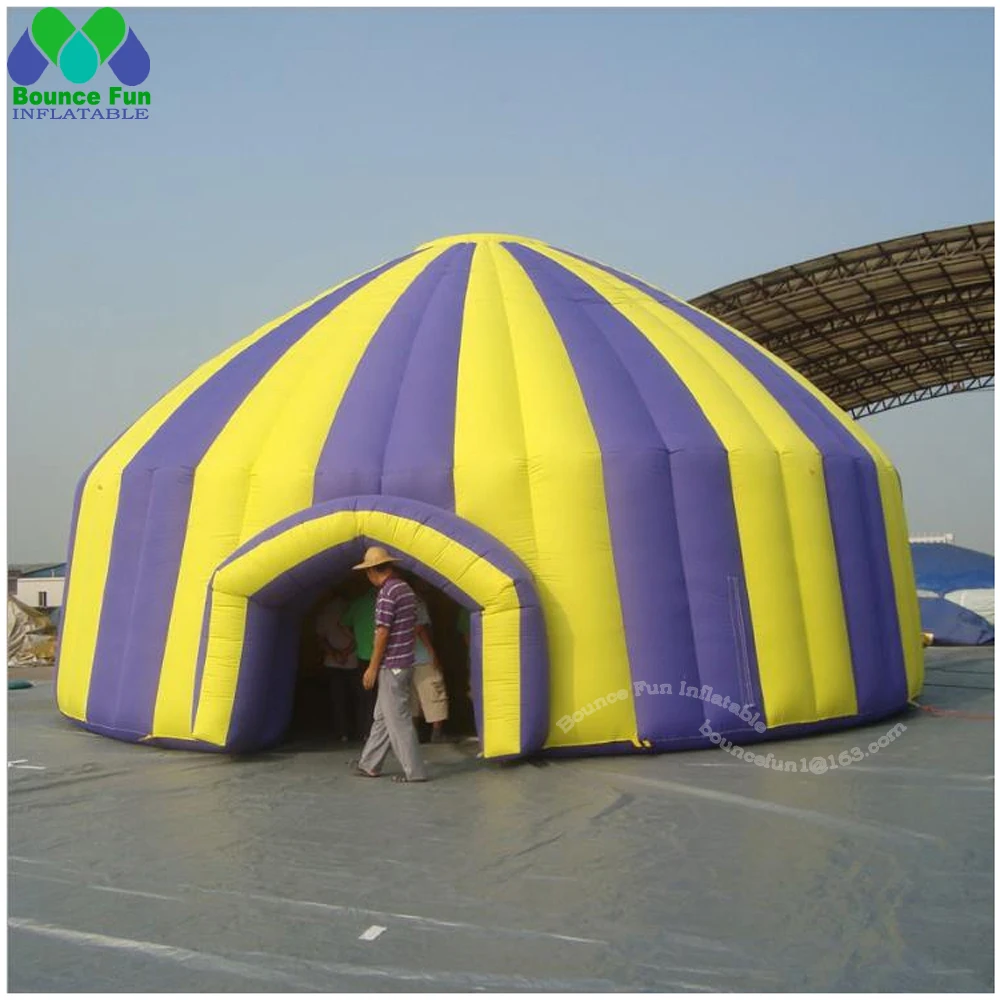 Fashion Portable Inflatable Yurt Tent,outdoor Geodesic Dome Circus Tent Giant Temporary Shelter For Sale