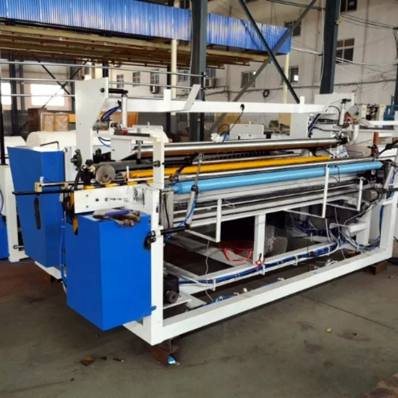 Toilet Paper Rewinder, Paper Rolling Equipment, Fully Automatic Embossing And Cutting Machine