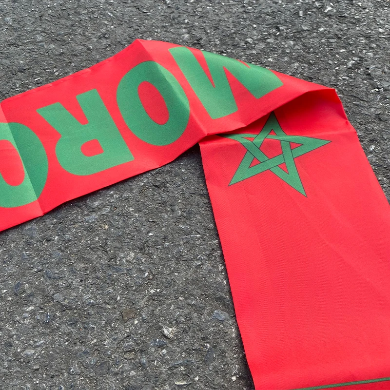 Aerlxemre-وشاح بوليستر على الوجهين ، العلم الوطني لكرة القدم ، مشجعي كرة القدم ، طباعة 14 × ، بوليستر #4