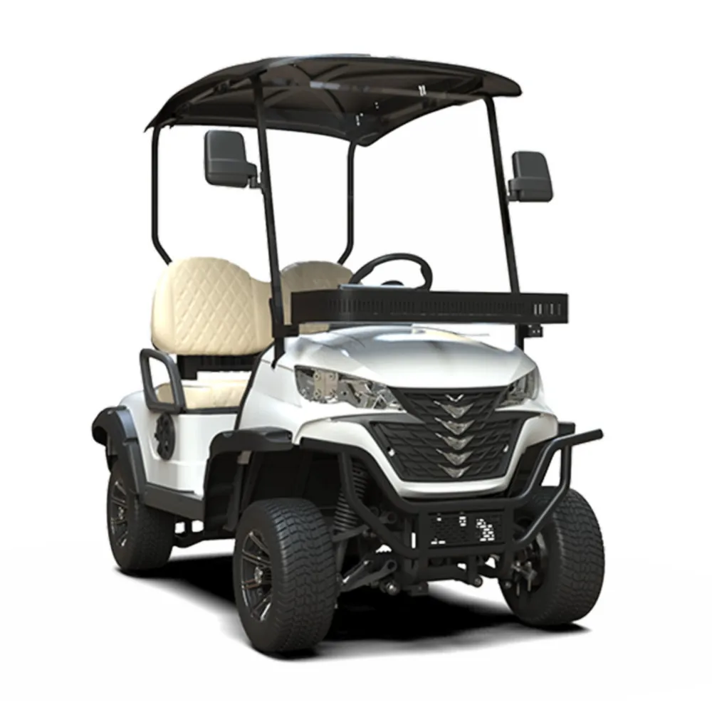2 Seater 4WD Electric Golf Cart with 5KW AC Motor 48V Lithium Battery 70-90km Range Utility Vehicle