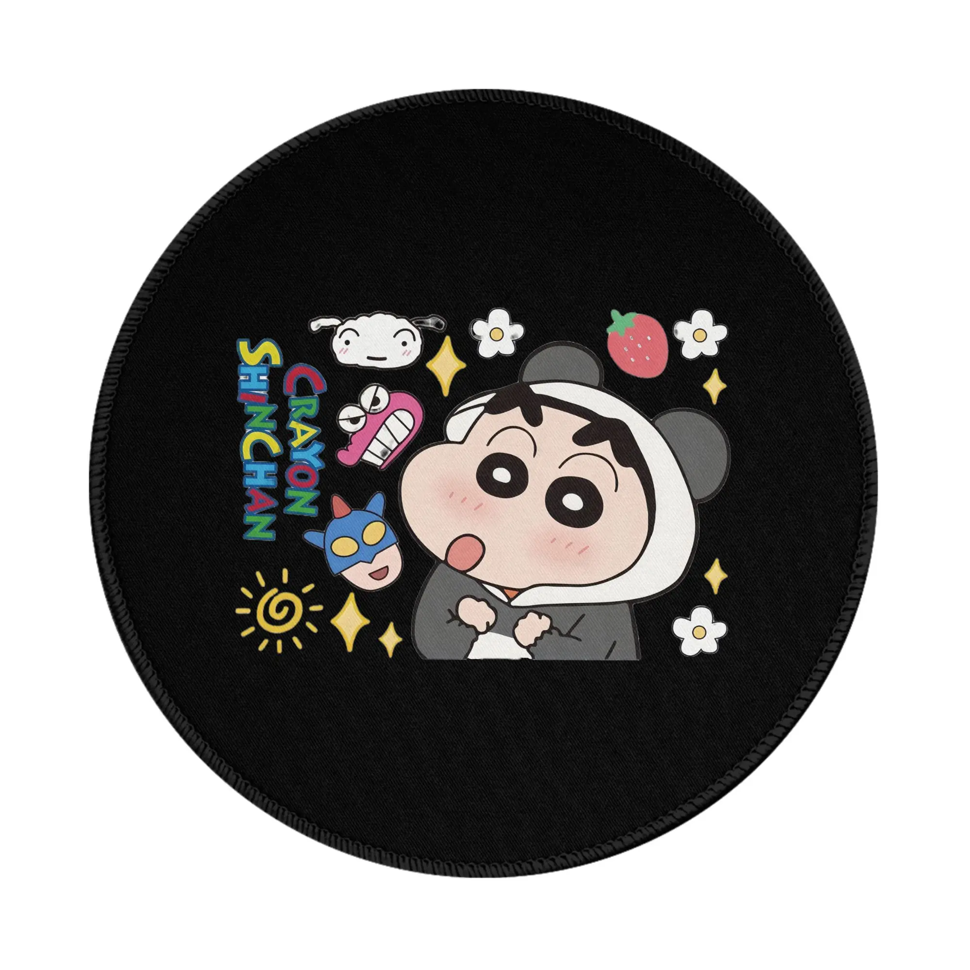 

Crayon Shin chan круглый мини-коврик для мыши коврик противоскользящий коврик настольный 8-дюймовый игровой компьютерный коврик игровой резиновый коврик для мыши