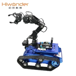 Regali di natale braccio robotico cingolato TankBot evitamento ostacoli STM32 gestione open source assemblaggio programmabile intelligente