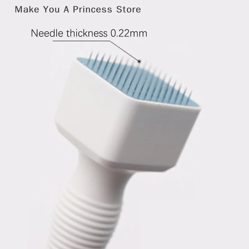 New One-Time Use Adjustable Needle Length Stainless Steel Needle Stamp Travel Case Microneedle For Skin Care Hair Loss Treatment