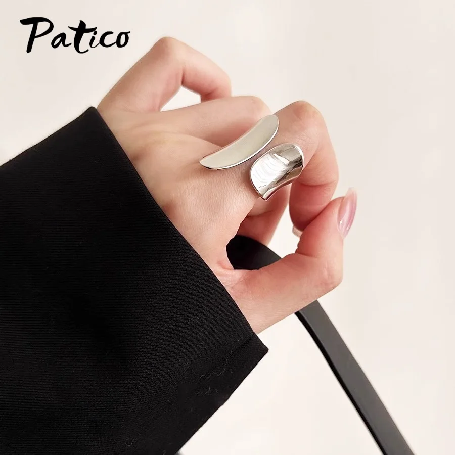 

Fashion Genuine 925 Sterling Silver Ring For Women Banquet Dancing Jewelry Accessory Bague Bijoux Dropshipping Opening Free Size