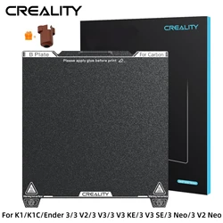 Creality Official K1C Build Plate 235x235mm Textured PEI Sheet with Nozzle Cleaner Platform Plate for K1C/K1 SE 3D Priter parts