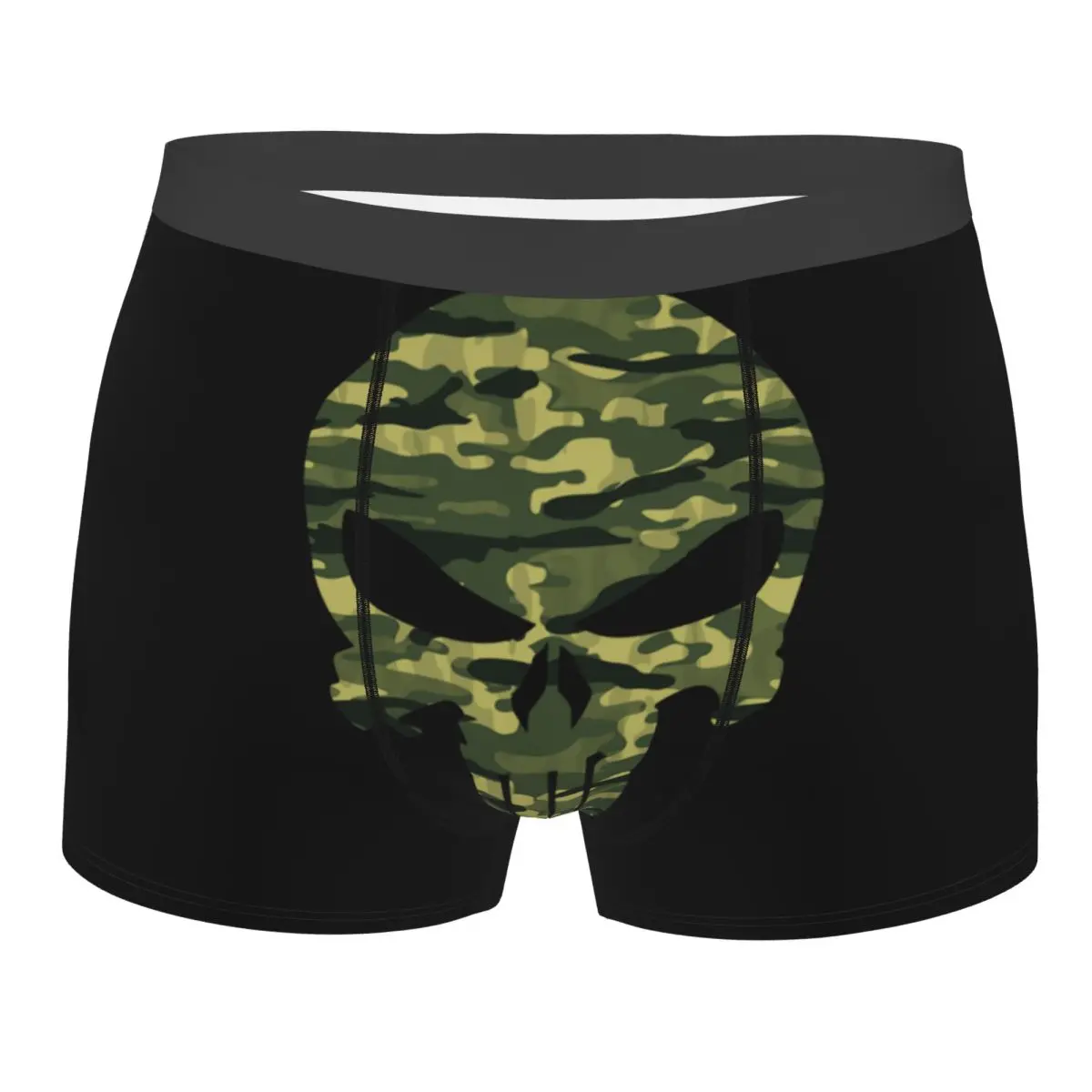 

Мужское нижнее белье Punisher Camo Skull, сексуальные трусы-боксеры с принтом на заказ