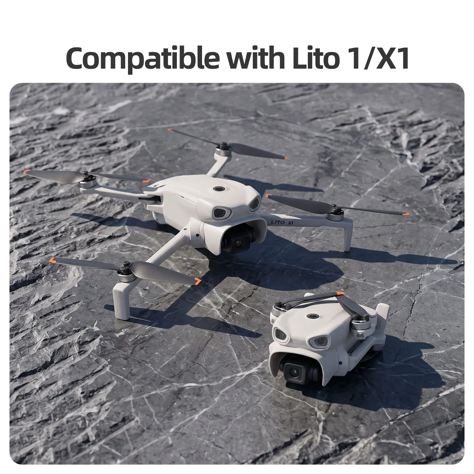For DJI Lito 1/ X1 Sunshade Hood, Sun Visor Dust Cover Gimbal Light Shield Drone Accessory for DJI Lito/X1 Gimbal Lens Protector