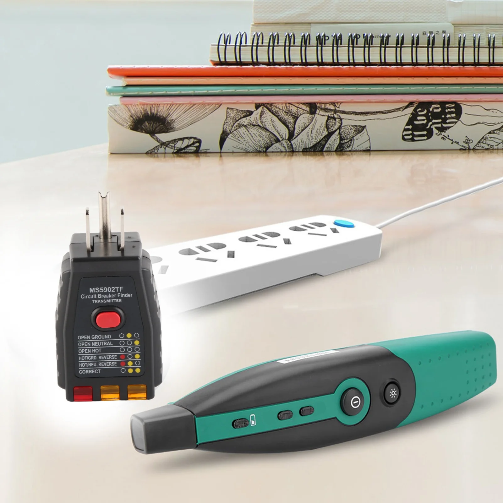 110-250V Circuit Breaker Finder Socket Tester Circuit Breaker Finder MS5902 Automatic Circuit Breaker Finder/Socket Tester