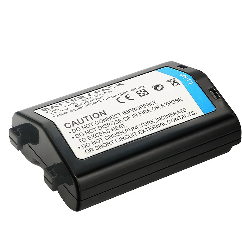 Imagem -02 - Bateria da Câmera para Nikon 4000mah En-el4 El4 En-el4a El4a El4a D2h D2hs D2x D2xs d3 D3s f6 Mh21 1pc