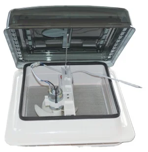 RV Roof Vent Fan 12V Motorhome Exhaust Ventilation Low Profile Camper Van Trailer Boat with Cover