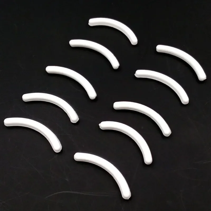 10PCS Replacement Eyelash Curler Refill Rubber Pads Curling Styling Makeup Beauty Tools White