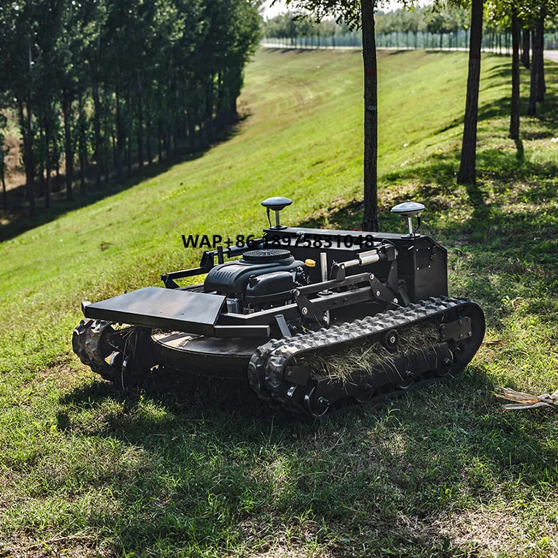 Radio-controlled RTK Lawnmower Robot AI Remote-control Lawn Mower Tractor Self-propelled Lawnmower for Mowing Bushes