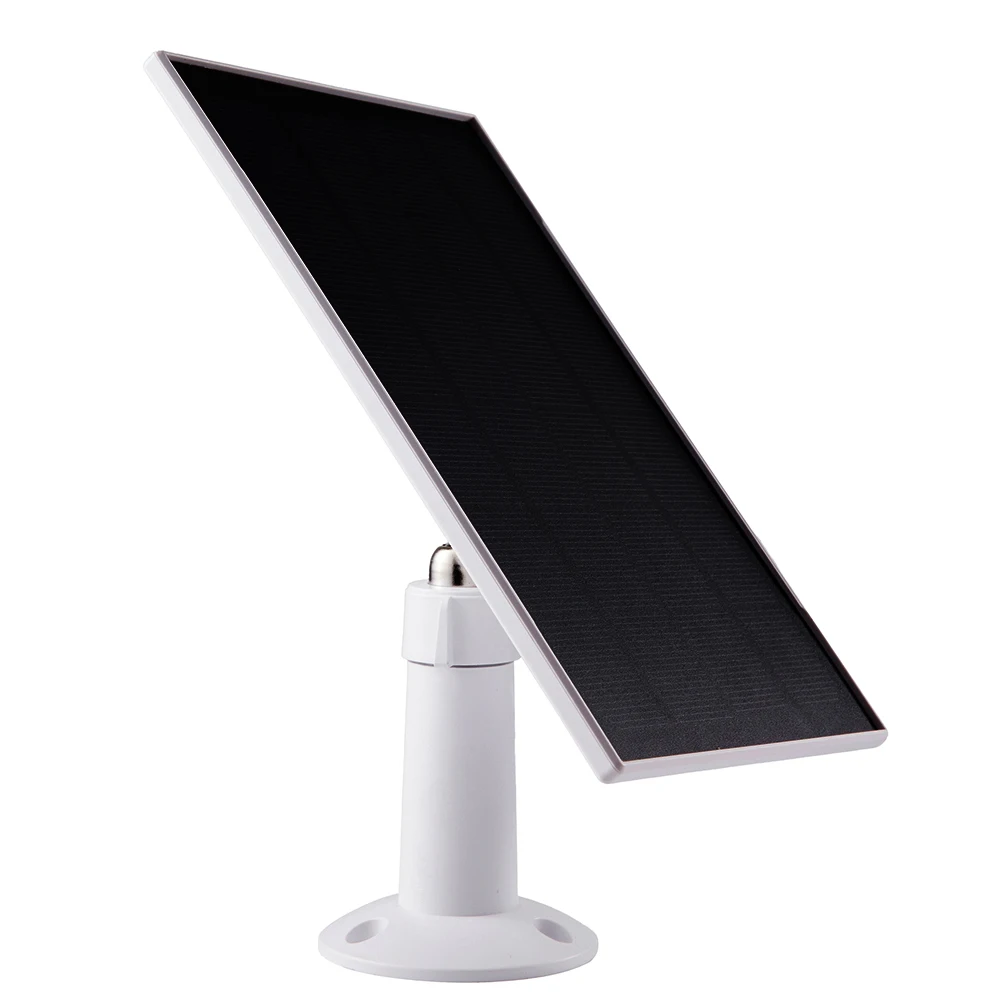 3W 6V Solar Panel Kit 360° Adjustable Wall Mount Solar Charger 9.8Ft Charging Cable Camera Solar Panel for Ring Eufy Blink Arlo view 5