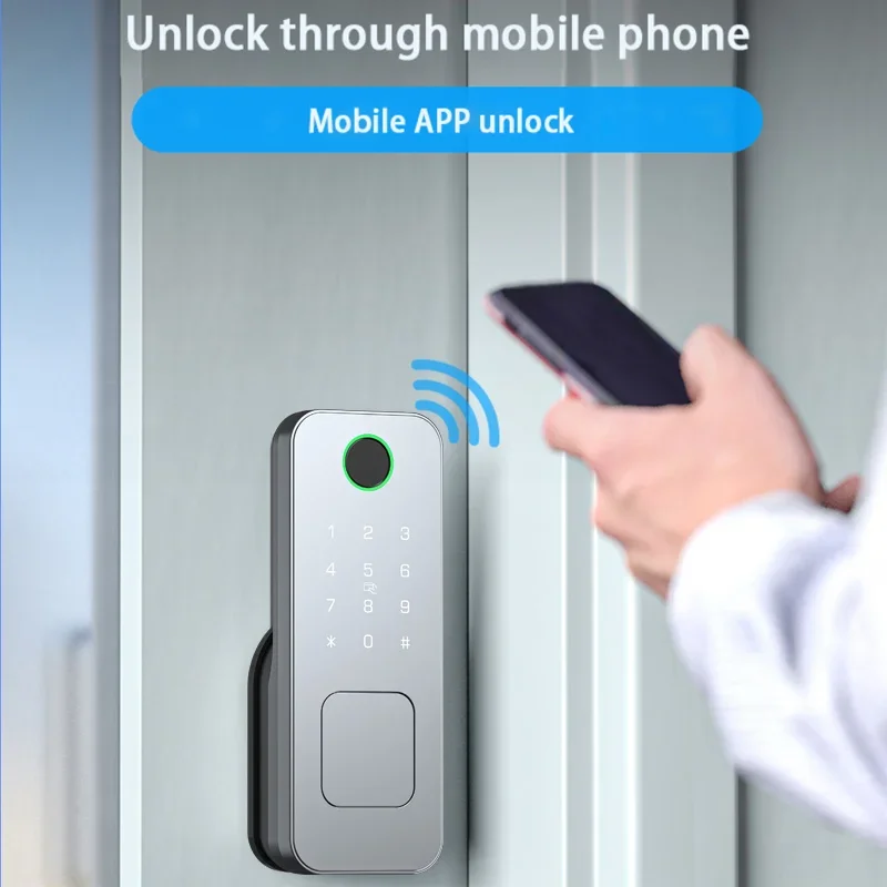 Smartier Outdoor Electronic Smart Fingerprint Password Serratura digitale Tuya Ttlock Smart Door Lock