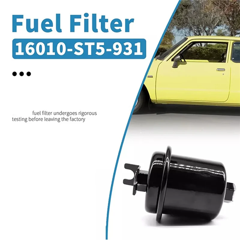 

A73X-5Pcs Diesel Filter Fuel Filter 16010-ST5-E02 16010-ST5-932 For Honda Acura Integra Civic Accord 1997-1999 16010ST5933