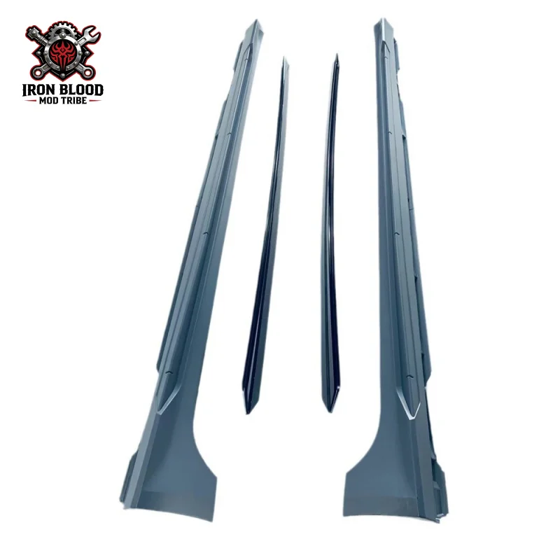 

Suitable for the new Audi RS6 , 2019-2021 C8/A6L modified to RS6 style, replaceable side skirt upgrade kit