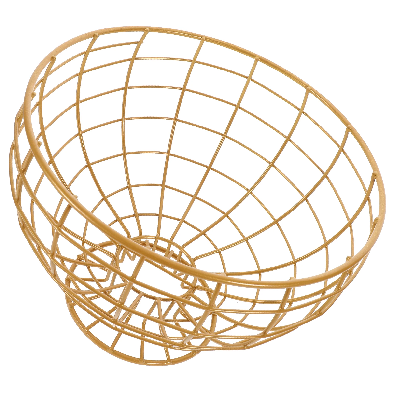 

Sturdy Metal Fruit Basket Steel Wire Bowl Large Capacity Rust Resistant Home Decoration Snack Storage Vegetable Bowl Table Decor