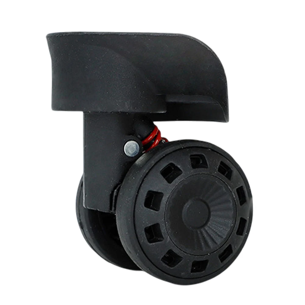 

1 Pair Black Luggage Wheel Suitcase Replacement Wheel Trolley Suitcase Rotating Wheel Cycling Scooter Parts Outdoor Sports