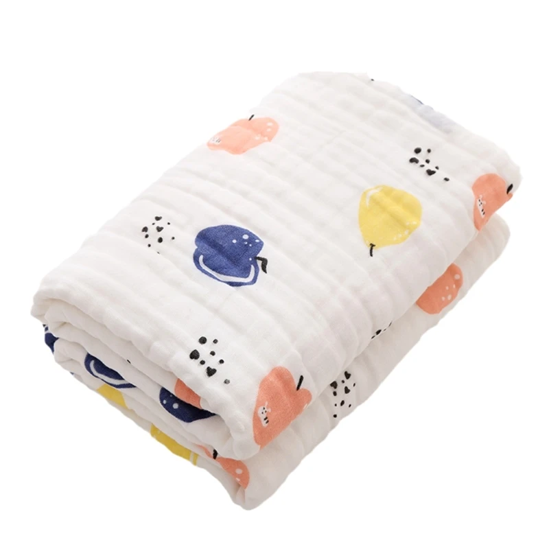 Baby Musselin Handtuch Baumwolle Wrap Decke Windeln Decke Kleinkinder Quilt Hohe Absorbierende Bad Handtuch Kinderwagen Top