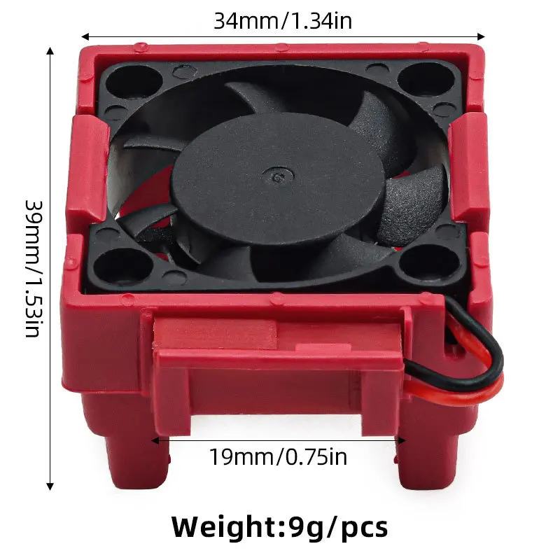 High-Cooling Upgraded ESC Fan with Heat Sink for Traxxas Slash Bandit VXL Drop-in Replacement Part for RC Car Enthusiasts