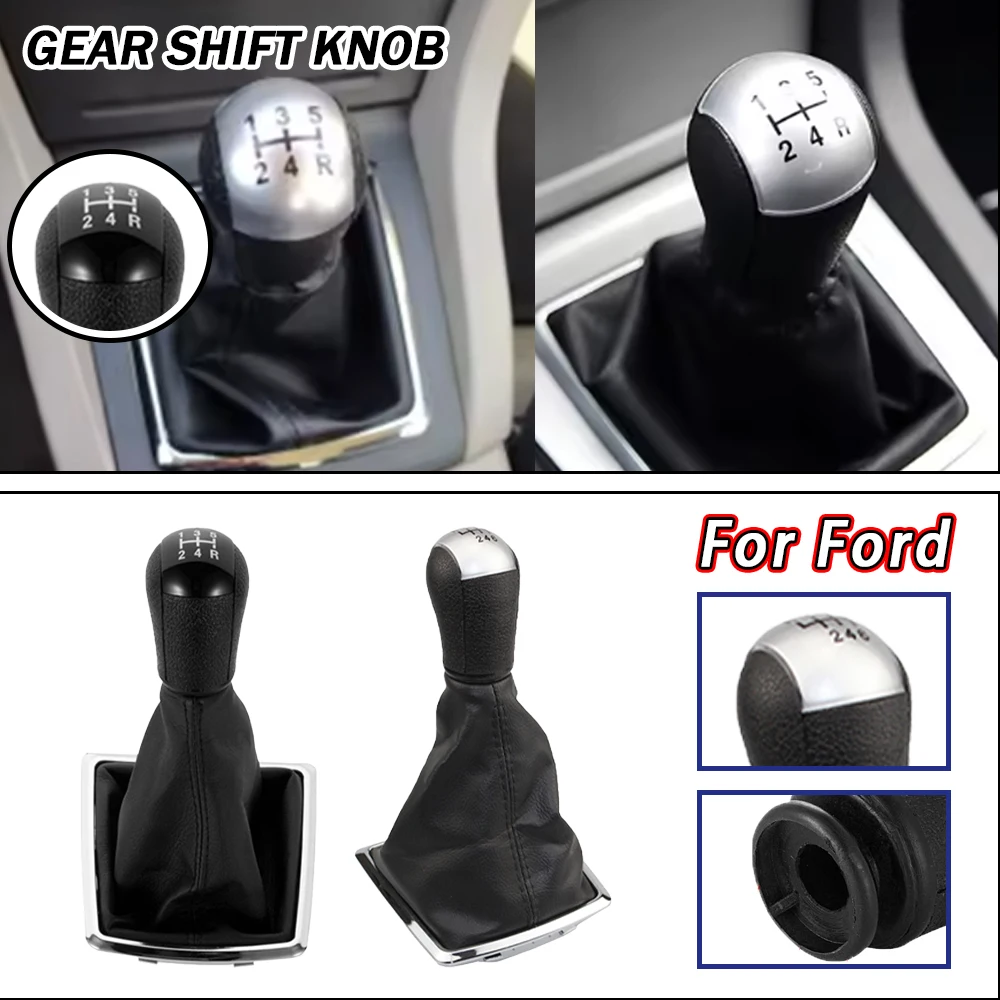 New Product Car Accessories For Ford Focus 2 Mondeo MK2 2005 2006 2007 2008 Gear Shift Knob Lever Gaitor Shifter Boot Interior