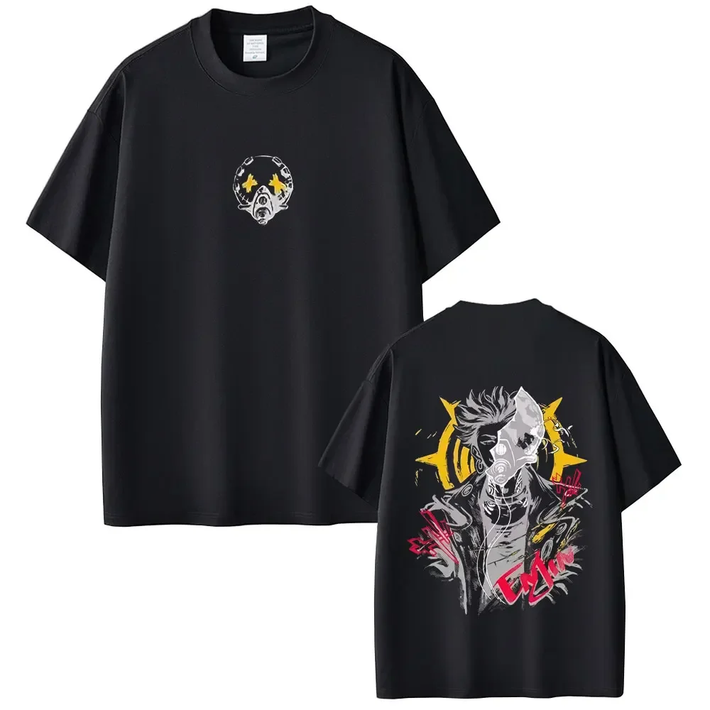 Camisetas con gráficos de Anime YuYu Hakusho Hiei para hombre y mujer, camiseta informal de manga corta de gran tamaño, ropa de calle Harajuku con dibujos animados de Manga para hombre
